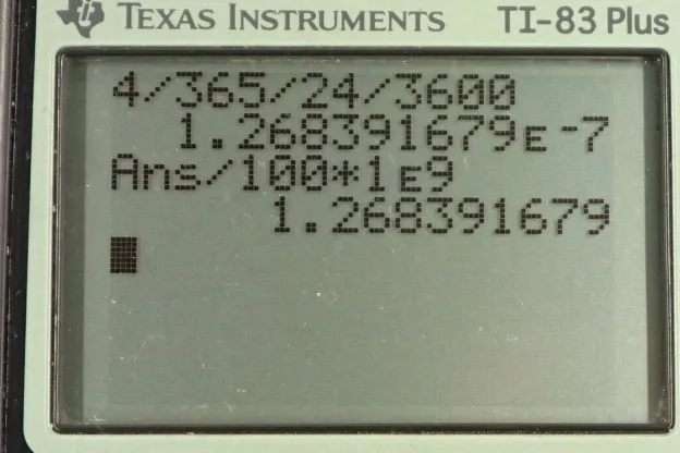 Calculator screenshot