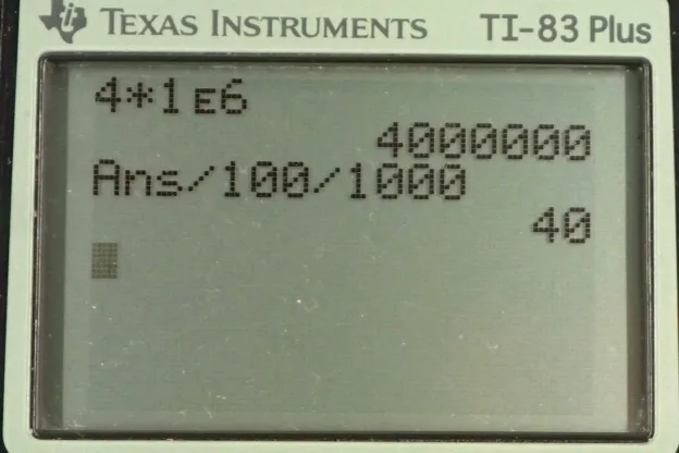 Calculator screenshot