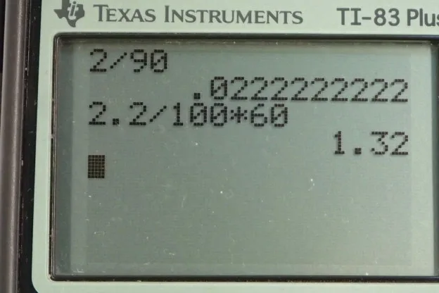 Calculator screenshot