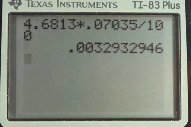 Calculator screenshot