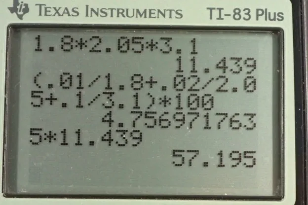 Calculator screenshot