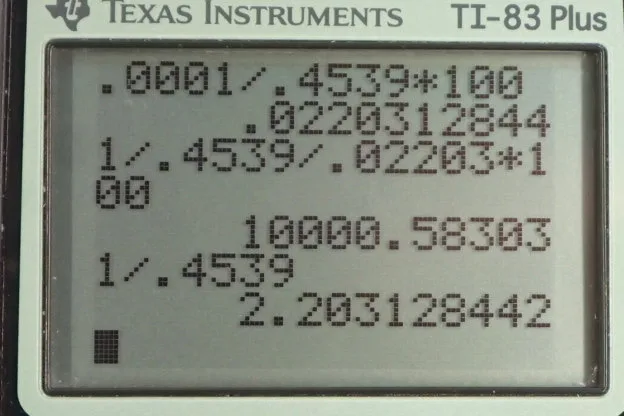 Calculator screenshot