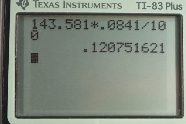 Calculator screenshot