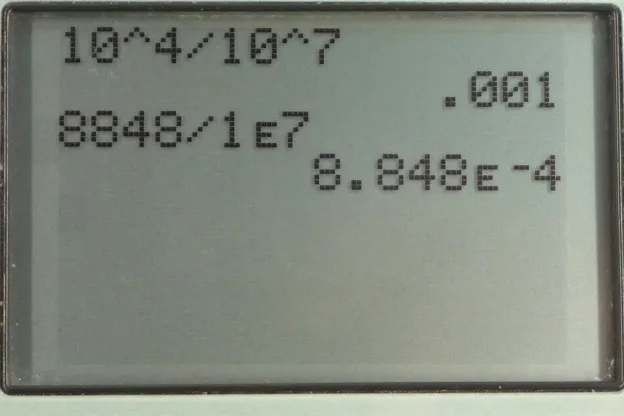 Calculator screenshot