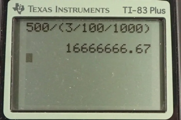 Calculator screenshot