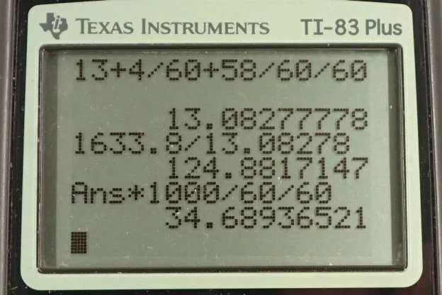 Calculator screenshot