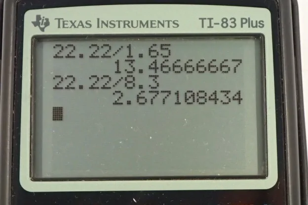 Calculator screenshot