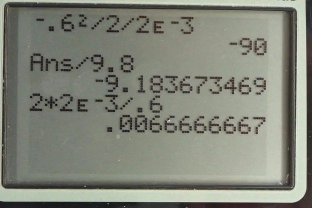 Calculator screenshot