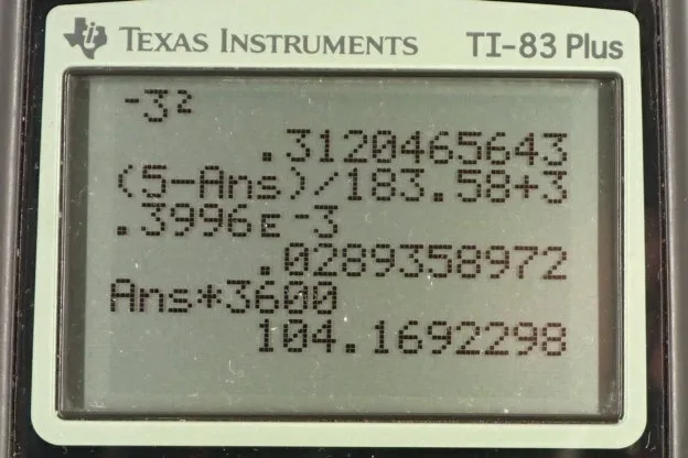Calculator screenshot