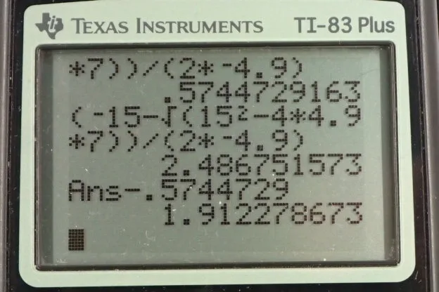 Calculator screenshot