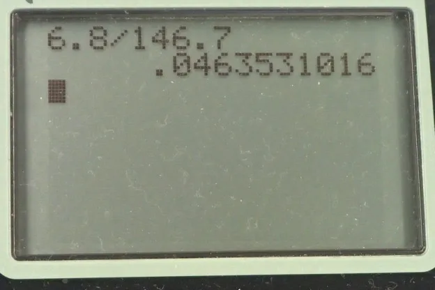 Calculator screenshot