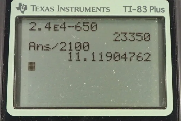 Calculator screenshot