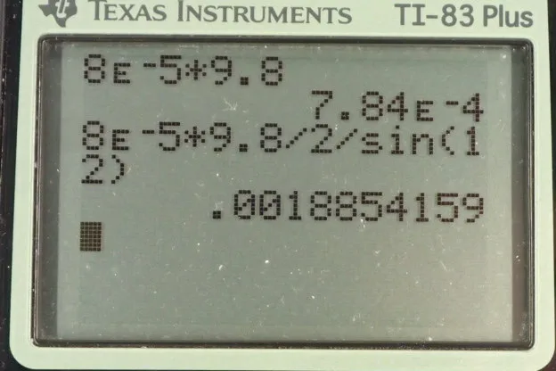 Calculator screenshot