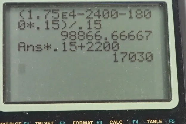 Calculator screenshot