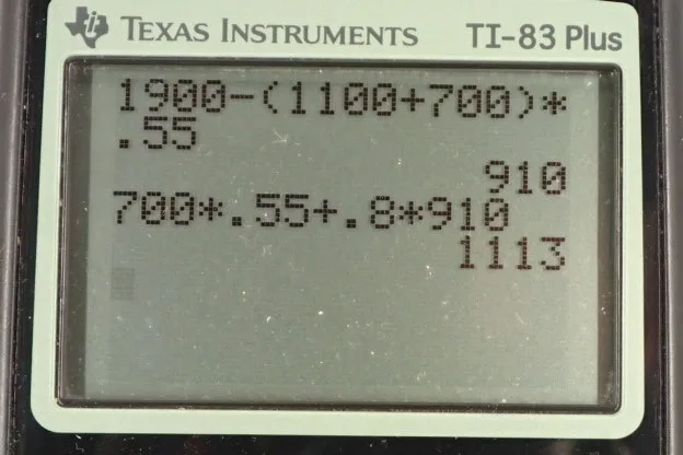 Calculator screenshot