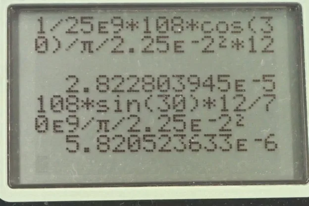 Calculator screenshot