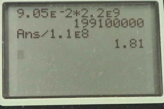 Calculator screenshot