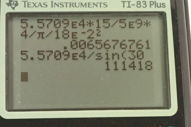Calculator screenshot