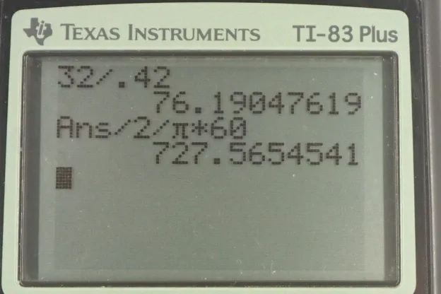 Calculator screenshot