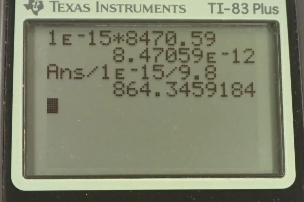 Calculator screenshot