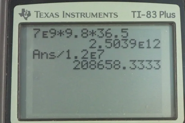 Calculator screenshot