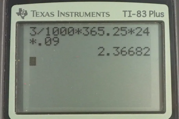 Calculator screenshot