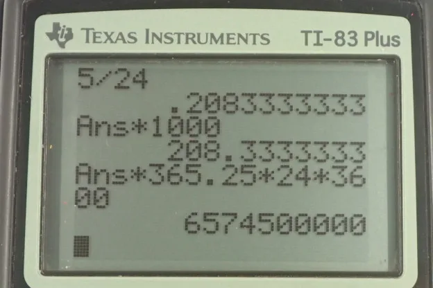 Calculator screenshot