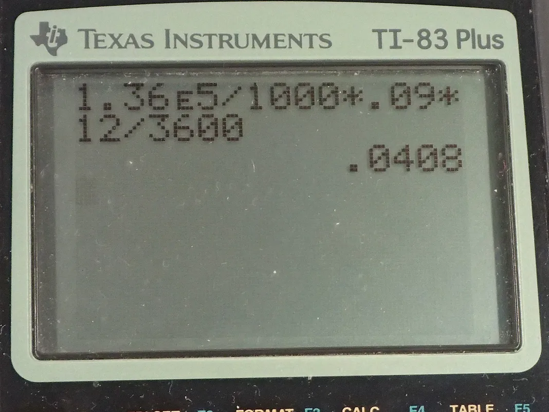 Calculator screenshot