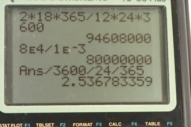 Calculator screenshot