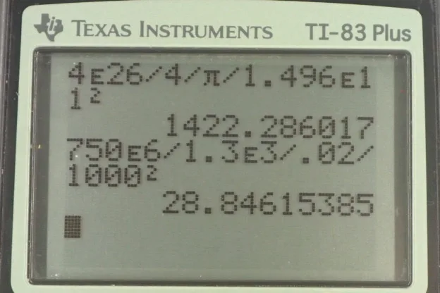 Calculator screenshot