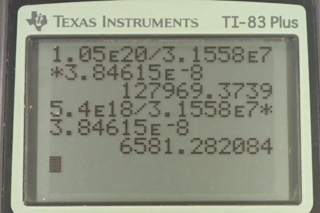 Calculator screenshot