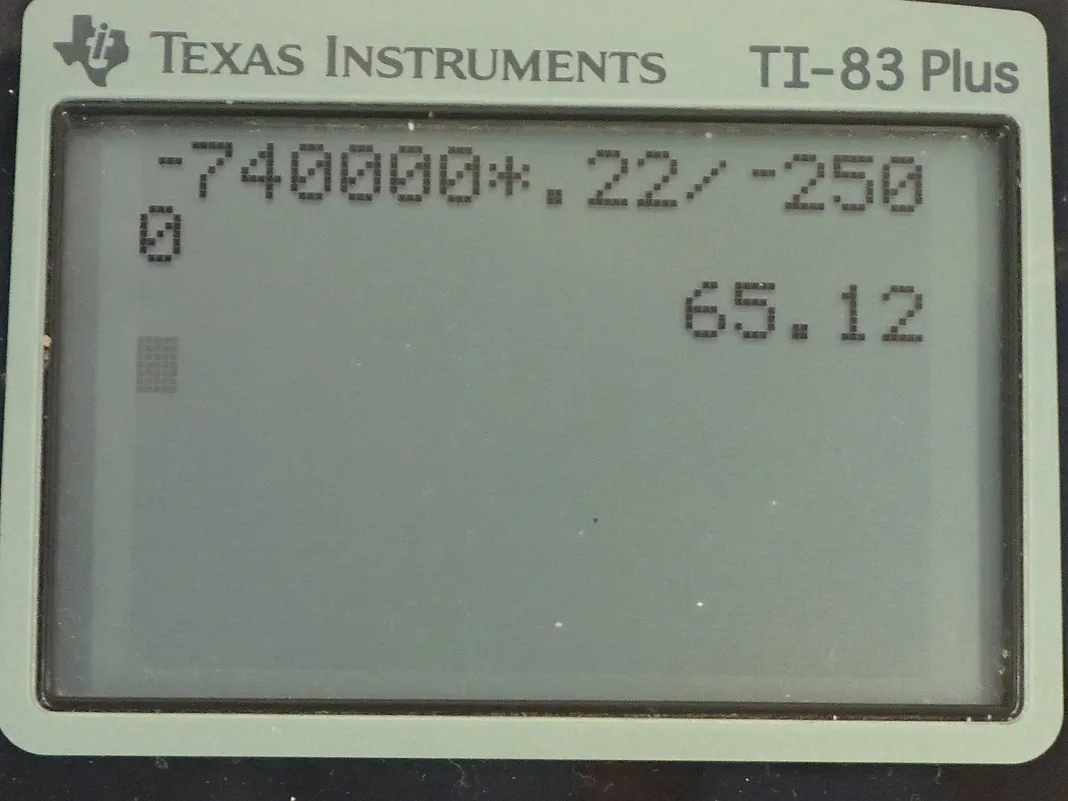 Calculator screenshot