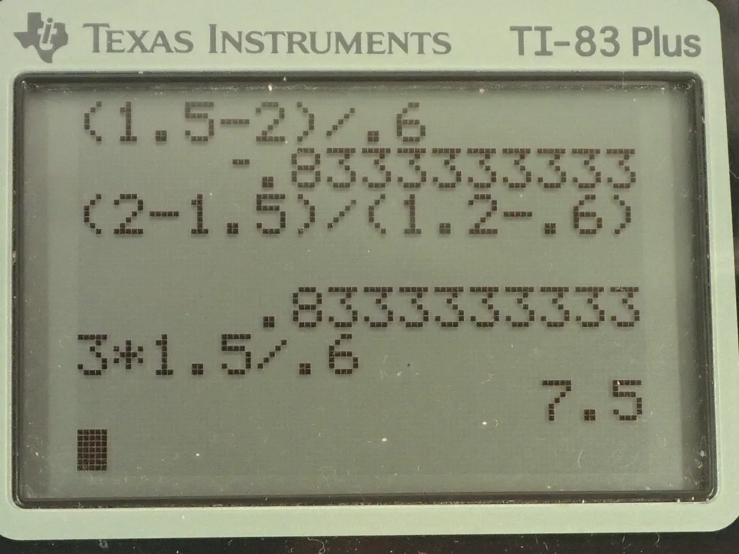 Calculator screenshot