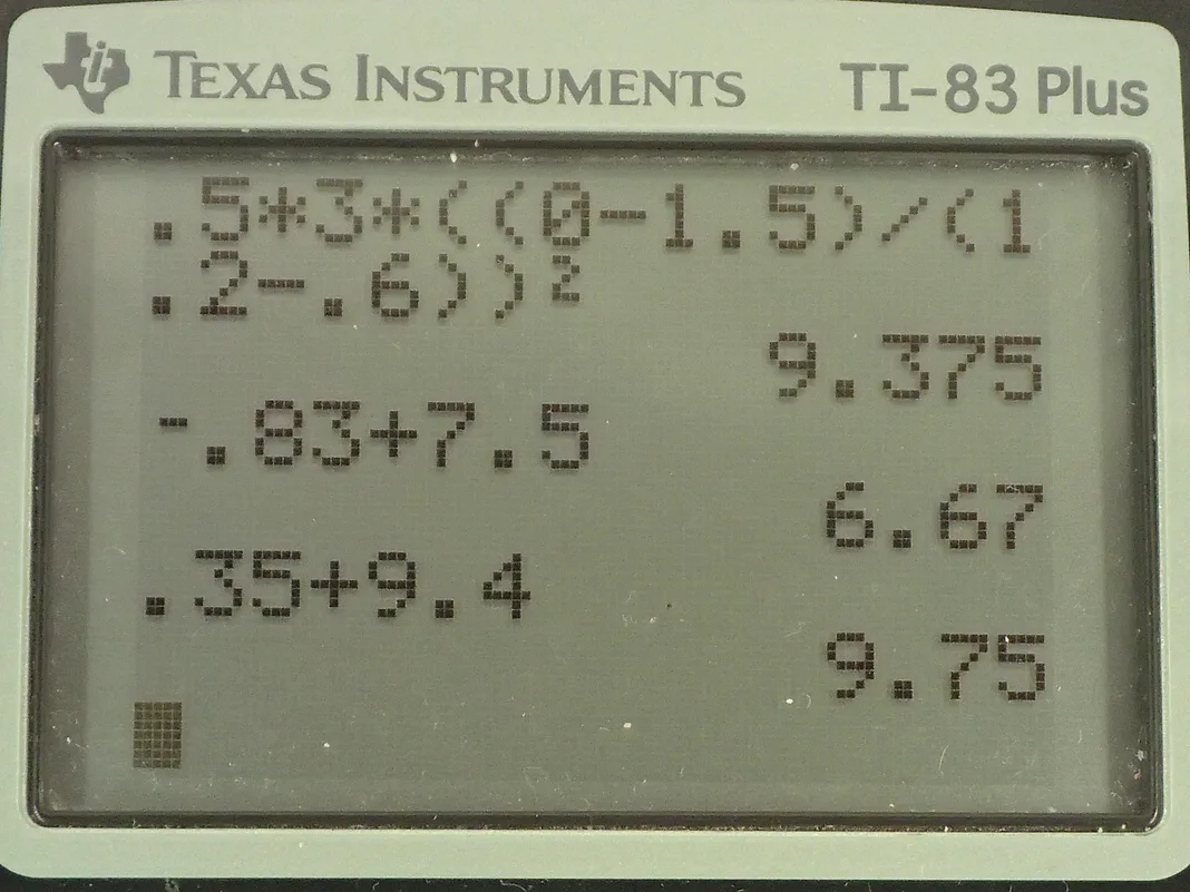 Calculator screenshot