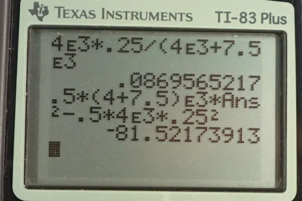 Calculator screenshot