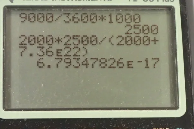 Calculator screenshot