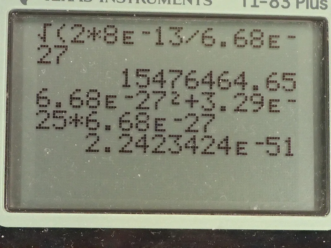 Calculator screenshot