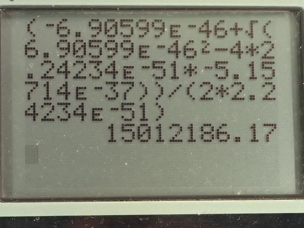 Calculator screenshot