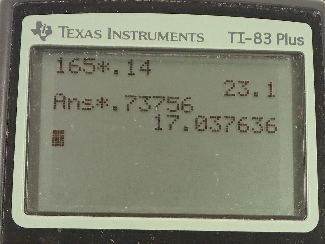 Calculator screenshot
