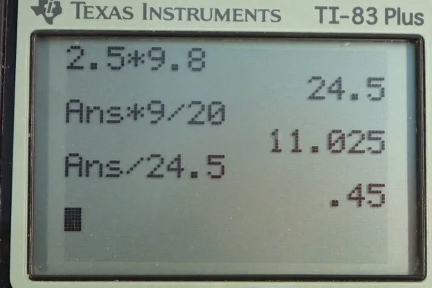 Calculator screenshot