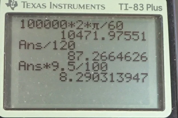 Calculator screenshot