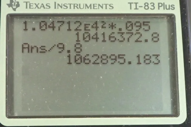 Calculator screenshot