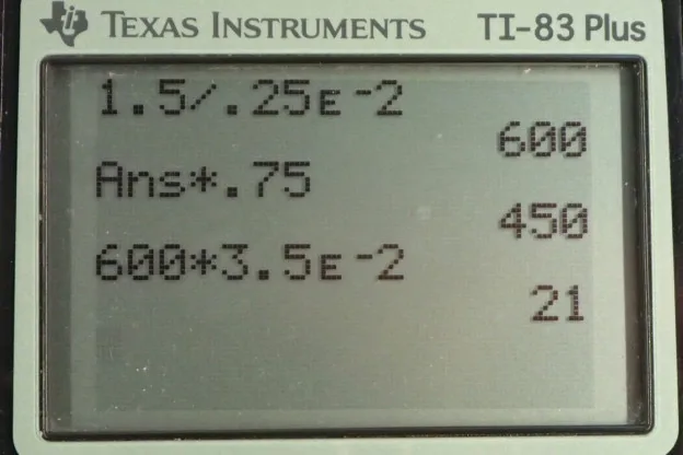 Calculator screenshot