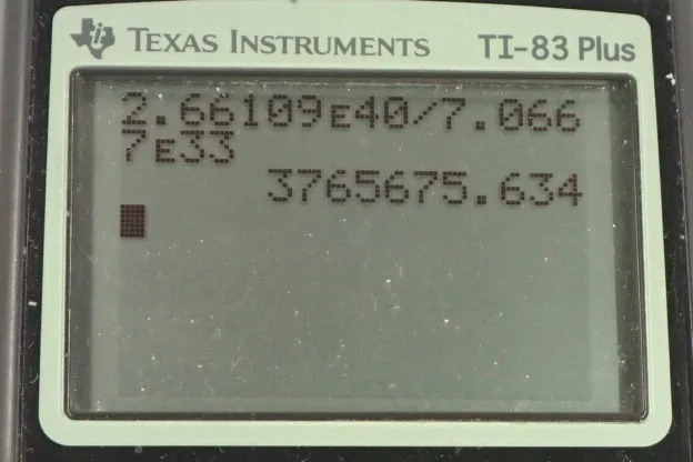 Calculator screenshot