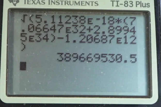 Calculator screenshot