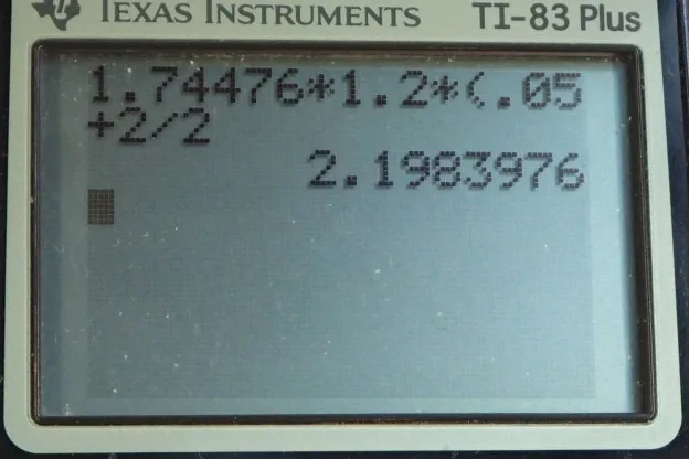 Calculator screenshot