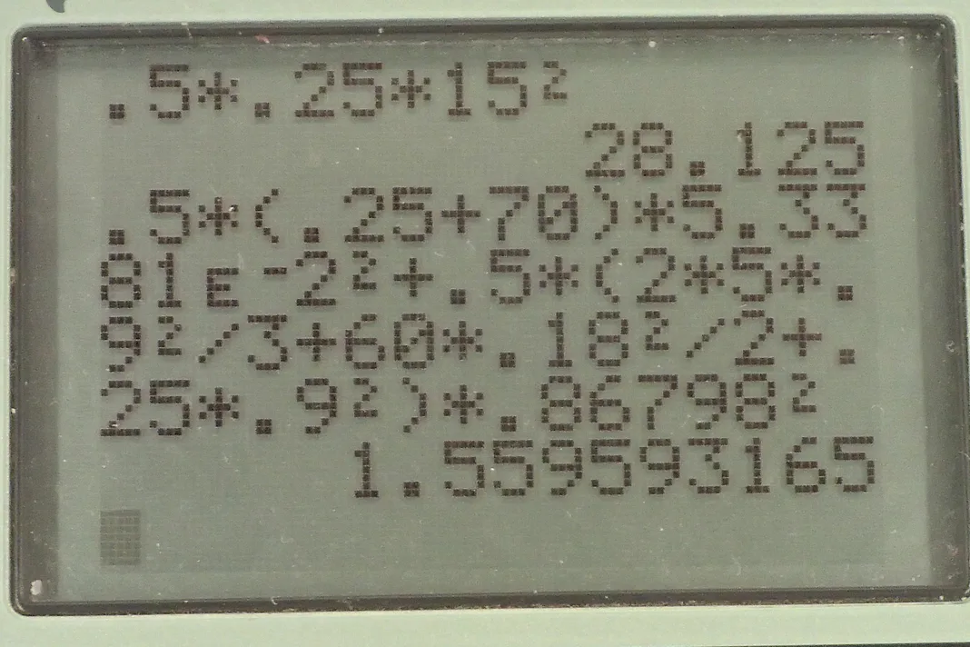Calculator screenshot