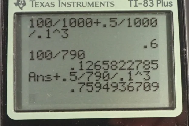 Calculator screenshot