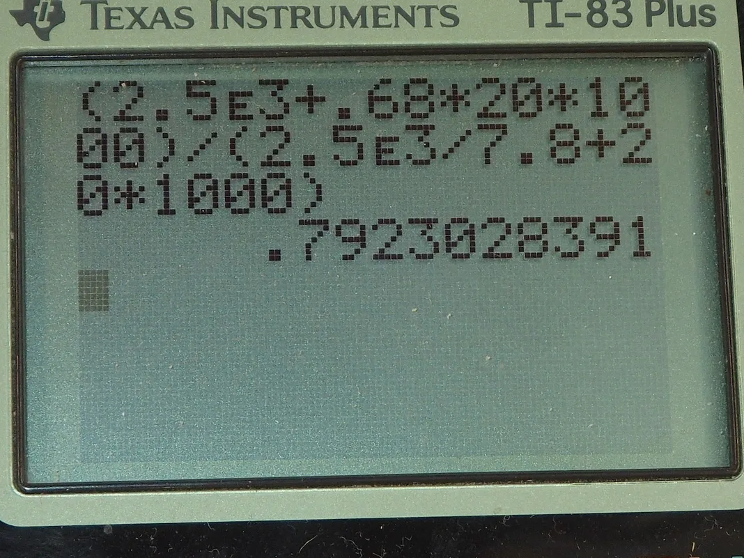 Calculator screenshot