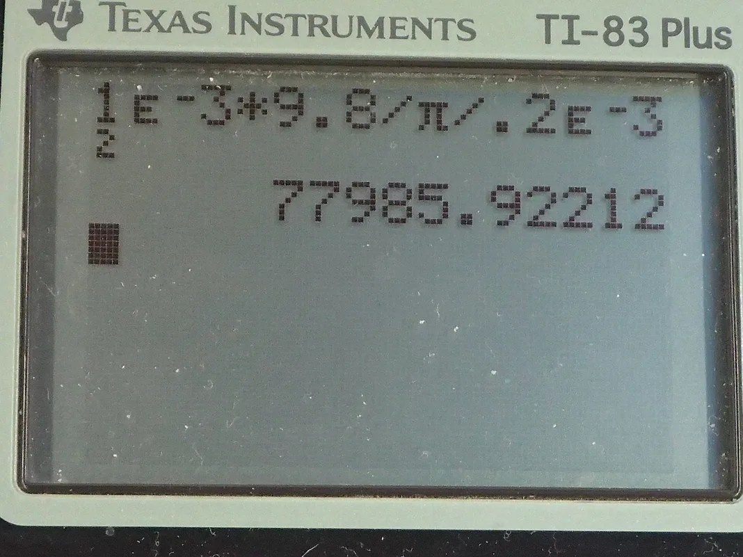 Calculator screenshot